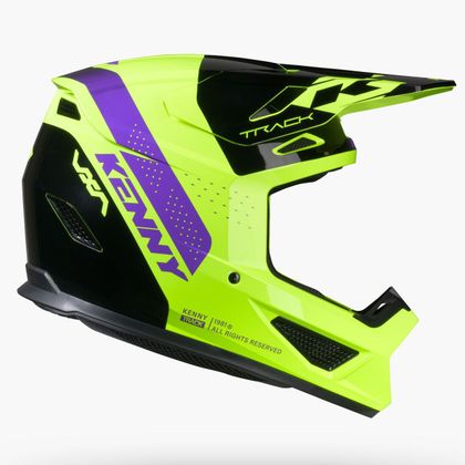 Cască cross Kenny TRACK GRAPHIC BLAST 2027 - Negru