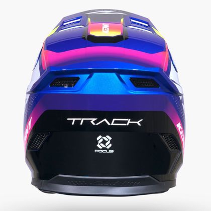 Cască cross Kenny TRACK GRAPHIC + FOCUS 2027 - Albastru / Multicolor