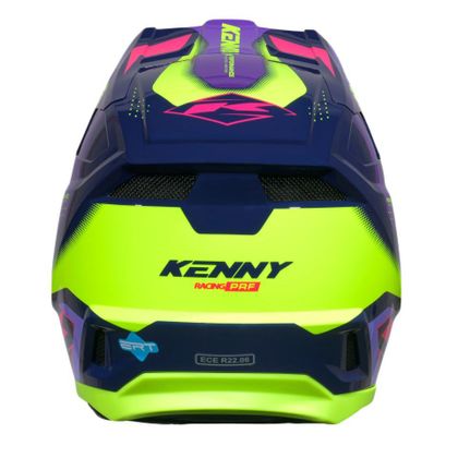 Kenny PERFORMANCE GRAPHIC RACING KINDER Cross-Helm - Lila / Schwarz