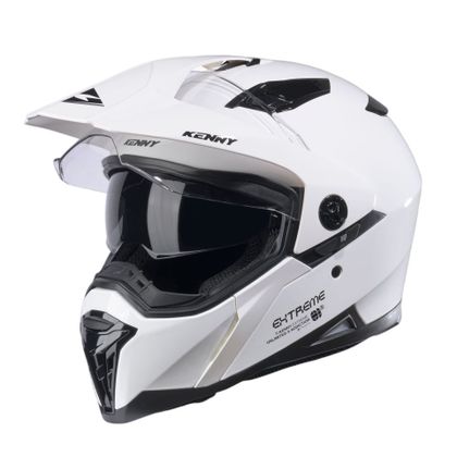 Casque intégral Kenny EXTREME - SOLID - Blanc Ref : KE3080 
