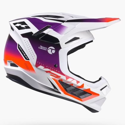 Kenny TITANIUM GRAPHIC 2027 Cross helmet - White / Purple