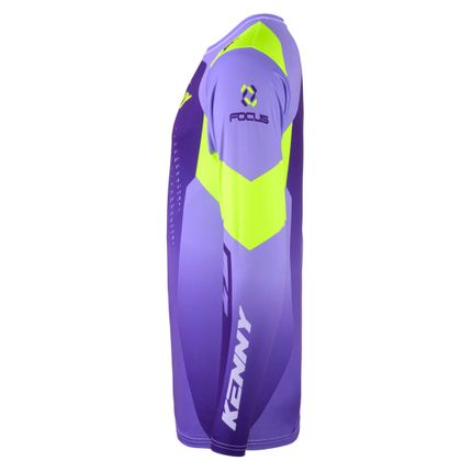 Camisola de motocross Kenny TRACK - FOCUS 2027 - Violeta / Preto