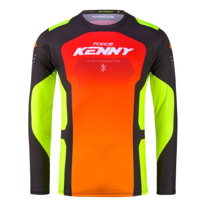 Maillot cross Kenny FORCE - RACE 2027 - Rouge / Jaune Ref : KE3134 