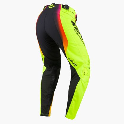Calças de cross Kenny PERFORMANCE - SOLID 2027 - Preto / Amarelo