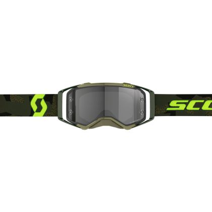 Gafas de motocross Scott Prospect LS - kaki green/neon yellow light sensitive grey works 2024 - Verde / Amarillo