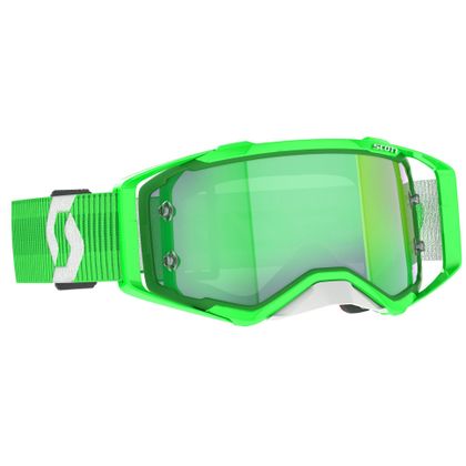 Gafas de motocross Scott Prospect green/white green chrome works 2024 - Verde / Blanco Ref : SCO1357 / 2728211075279 