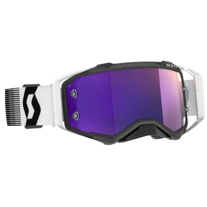 Gafas de motocross Scott Prospect premium black/white purple chrome works 2024 - Negro / Blanco Ref : SCO1354 / 2728217702281 
