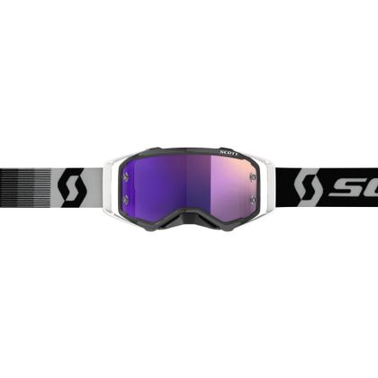 Masque cross Scott Prospect premium black/white purple chrome works 2024 - Noir / Blanc