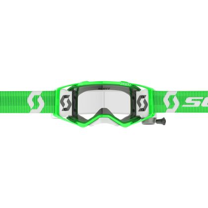 Gafas de motocross Scott Prospect WFS green/white clear works 2024 - Verde / Blanco