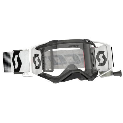Gafas de motocross Scott Prospect WFS premium black/white clear works 2024 - Negro / Blanco Ref : SCO1359 / 2728227702113 