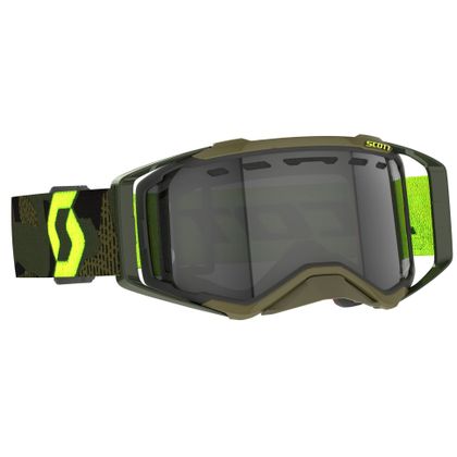 Gafas de motocross Scott Prospect Enduro LS - kaki green/neon yellow light sensitive grey 2024 - Verde / Amarillo Ref : SCO1363 / 2728247701343 