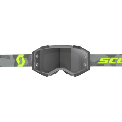 Gafas de motocross Scott Fury LS - light grey/neon yellow light sensitive grey works 2024 - Gris / Amarillo