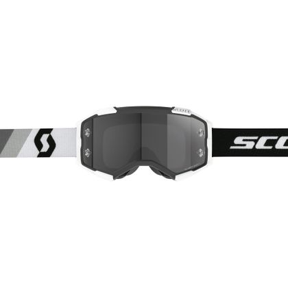 Gafas de motocross Scott Fury LS - premium black/white light sensitive grey works 2024 - Negro / Blanco