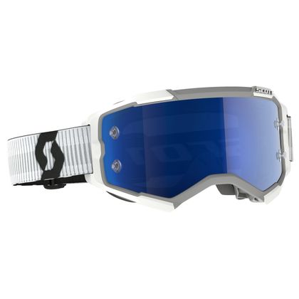 Gafas de motocross Scott FURY BLANC/BLEU 2024 - Blanco / Azul