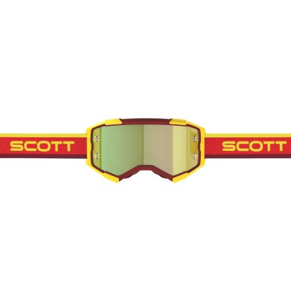 Gafas de motocross Scott FURY - YELLOW 2023 - Rojo / Amarillo