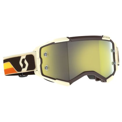 Gafas de motocross Scott Fury - deep brown/beige yellow chrome works 2024 - Marrón / Beige Ref : SCO1371 / 2728287699289 