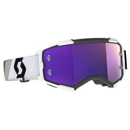 Gafas de motocross Scott Fury - premium black/white purple chrome works 2024 - Negro / Blanco Ref : SCO1366 / 2728287702281 