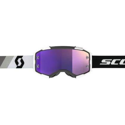 Masque cross Scott Fury - premium black/white purple chrome works 2024 - Noir / Blanc