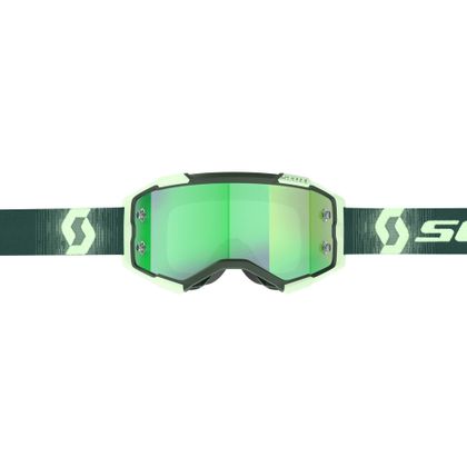 Maschera da cross Scott Fury - verde scuro/verde menta verde cromato funziona 2024 - Verde