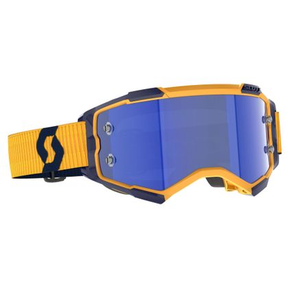 Gafas de motocross Scott Fury - dark yellow/dark blue blue chrome works 2024 - Amarillo / Azul Ref : SCO1370 / 2728287704349 
