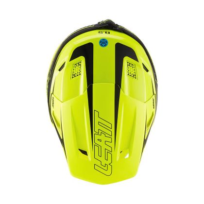 Prilba na motocross Leatt 8.5 S MASKOM 2027 - Žltá / Čierna