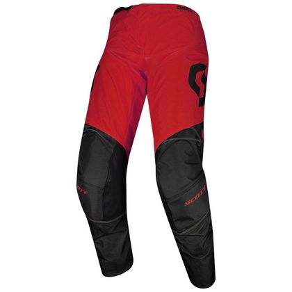 Pantalón de motocross Scott 350 TRACK 2022 - Negro / Rojo Ref : SCO1148 