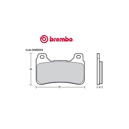 Brembo Racing Z04 M488 Brake pads