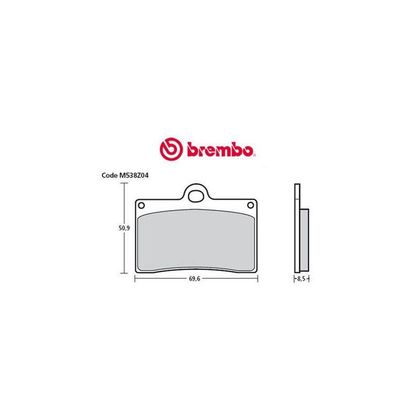 Brembo Racing Z04 M538 Brake pads