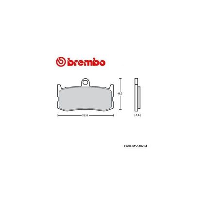 Brembo Racing Z04 M5510 Brake pads