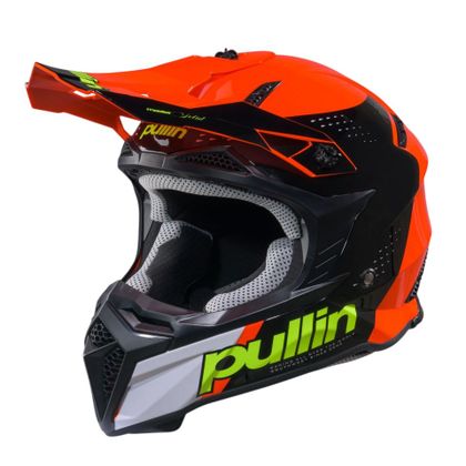 Capacete de motocross Pull-in GRAPHIC ABSOLUT 2027 - Laranja Ref.: PUL0710 