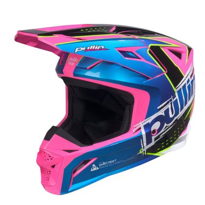 Kask cross Pull-in MASTER GRAPHIC + RACE 2027 - Różowy Nr ref.: PUL0703 