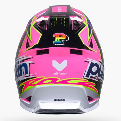 Kask cross Pull-in MASTER GRAPHIC + RACE 2027 - Różowy
