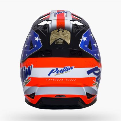 Casque cross Pull-in MASTER GRAPHIC USA 2027 - Blanc