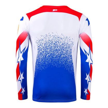 Camisola de motocross Pull-in MASTER USA 2027 - Branco / Azul