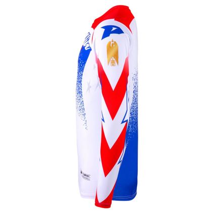 Camisola de motocross Pull-in MASTER USA 2027 - Branco / Azul