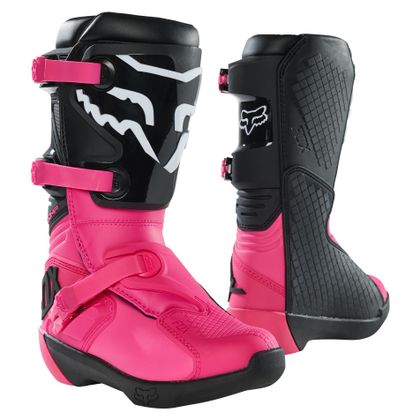 Bottes cross Fox YOUTH COMP - BLACK PINK Ref : FX3418 