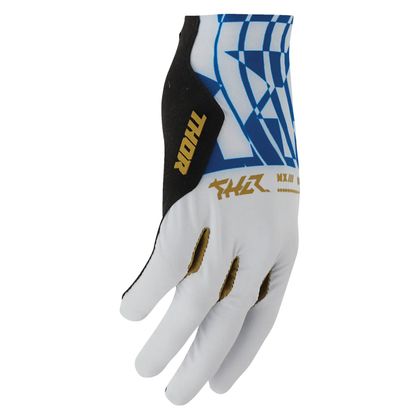 Gants cross Thor SPORT MIND ICONIC 2026 - Blanc / Bleu