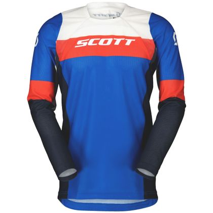 Camiseta de motocross Scott 450 ANGLED LIGHT 2023 - Azul / Rojo Ref : SCO1318 