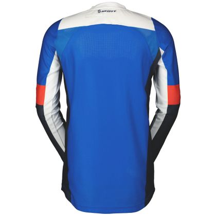Camiseta de motocross Scott 450 ANGLED LIGHT 2023 - Azul / Rojo
