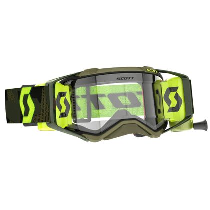 Gafas de motocross Scott Prospect Super WFS - kaki green/neon yellow clear works 2024 Ref : SCO1358 / 2785957701113 