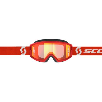 Masque cross Scott PRIMAL - ORANGE 2023 - Rouge / Blanc
