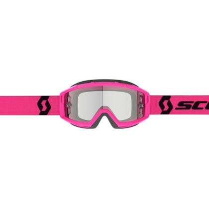 Gafas de motocross Scott Primal clear - pink/black clear works 2024 - Rosa / Negro