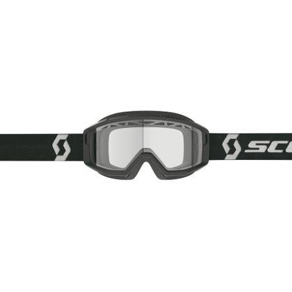 Gafas de motocross Scott Primal Enduro - black/white clear 2024 - Negro / Blanco