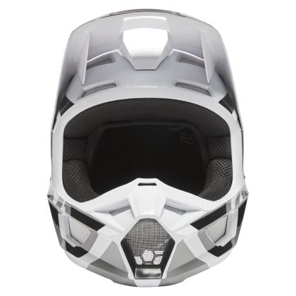Casco de motocross Fox V1 LUX - BLACK WHITE 2022