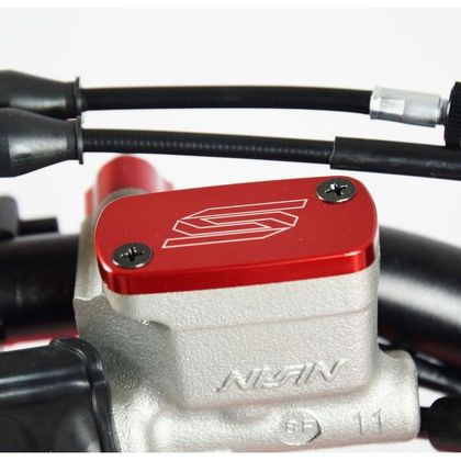 Scar front Brake master cylinder cover - Red