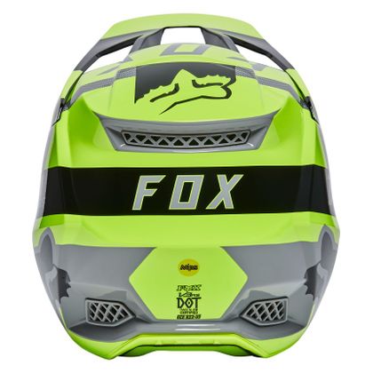 Casque cross Fox V3 RS RIET - FLUO YELLOW 2022 - Jaune