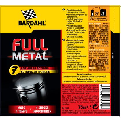 Trattamento Bardahl Full metal moto universale