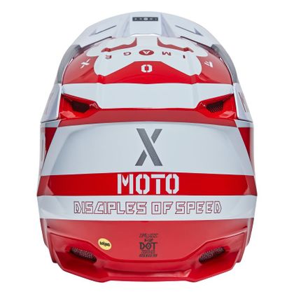 Casco de motocross Fox V2 NOBYL - FLAME RED 2022