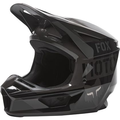 Casco de motocross Fox V2 NOBYL - BLACK 2023
