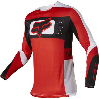 Camiseta de motocross Fox FLEXAIR MIRER - RED FLUO 2023 - Rojo / Negro Ref : FX3302 
